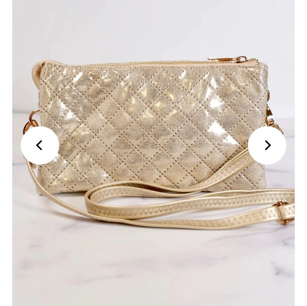 Liz Custom Collection Crossbody Champagne Pop caroline hill